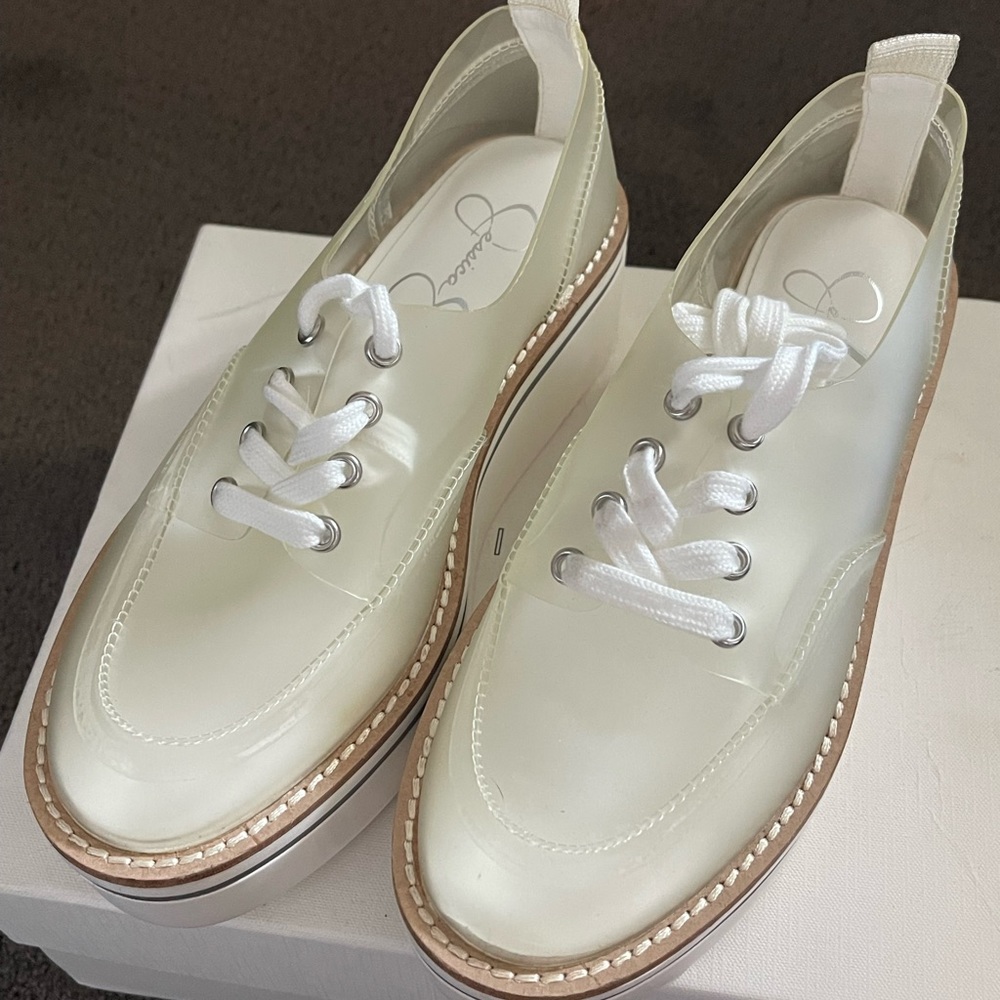 Clear shoes jessica simp